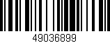 Código de barras (EAN, GTIN, SKU, ISBN): '49036899'