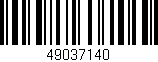 Código de barras (EAN, GTIN, SKU, ISBN): '49037140'