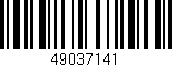 Código de barras (EAN, GTIN, SKU, ISBN): '49037141'