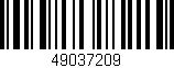 Código de barras (EAN, GTIN, SKU, ISBN): '49037209'