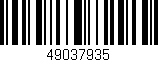 Código de barras (EAN, GTIN, SKU, ISBN): '49037935'