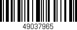 Código de barras (EAN, GTIN, SKU, ISBN): '49037965'