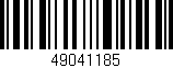Código de barras (EAN, GTIN, SKU, ISBN): '49041185'