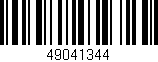 Código de barras (EAN, GTIN, SKU, ISBN): '49041344'