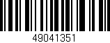 Código de barras (EAN, GTIN, SKU, ISBN): '49041351'
