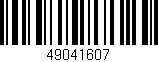Código de barras (EAN, GTIN, SKU, ISBN): '49041607'