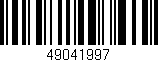 Código de barras (EAN, GTIN, SKU, ISBN): '49041997'