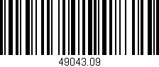 Código de barras (EAN, GTIN, SKU, ISBN): '49043.09'