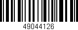 Código de barras (EAN, GTIN, SKU, ISBN): '49044126'