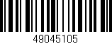 Código de barras (EAN, GTIN, SKU, ISBN): '49045105'