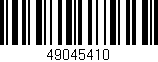 Código de barras (EAN, GTIN, SKU, ISBN): '49045410'