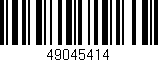 Código de barras (EAN, GTIN, SKU, ISBN): '49045414'
