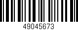 Código de barras (EAN, GTIN, SKU, ISBN): '49045673'