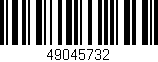 Código de barras (EAN, GTIN, SKU, ISBN): '49045732'