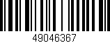 Código de barras (EAN, GTIN, SKU, ISBN): '49046367'
