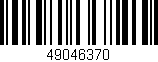 Código de barras (EAN, GTIN, SKU, ISBN): '49046370'