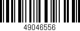 Código de barras (EAN, GTIN, SKU, ISBN): '49046556'