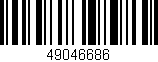 Código de barras (EAN, GTIN, SKU, ISBN): '49046686'