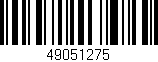 Código de barras (EAN, GTIN, SKU, ISBN): '49051275'
