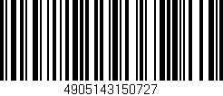 Código de barras (EAN, GTIN, SKU, ISBN): '4905143150727'