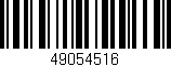 Código de barras (EAN, GTIN, SKU, ISBN): '49054516'