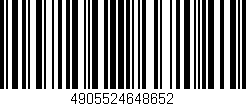 Código de barras (EAN, GTIN, SKU, ISBN): '4905524648652'