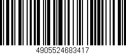 Código de barras (EAN, GTIN, SKU, ISBN): '4905524683417'