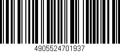 Código de barras (EAN, GTIN, SKU, ISBN): '4905524701937'