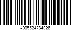 Código de barras (EAN, GTIN, SKU, ISBN): '4905524764826'