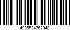 Código de barras (EAN, GTIN, SKU, ISBN): '4905524767940'
