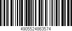 Código de barras (EAN, GTIN, SKU, ISBN): '4905524863574'