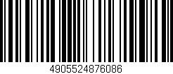 Código de barras (EAN, GTIN, SKU, ISBN): '4905524876086'