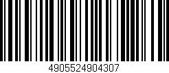 Código de barras (EAN, GTIN, SKU, ISBN): '4905524904307'