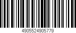 Código de barras (EAN, GTIN, SKU, ISBN): '4905524905779'