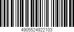 Código de barras (EAN, GTIN, SKU, ISBN): '4905524922103'