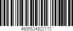 Código de barras (EAN, GTIN, SKU, ISBN): '4905524922172'