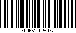 Código de barras (EAN, GTIN, SKU, ISBN): '4905524925067'