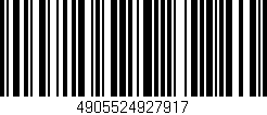 Código de barras (EAN, GTIN, SKU, ISBN): '4905524927917'
