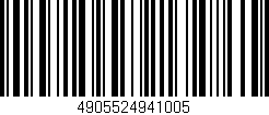 Código de barras (EAN, GTIN, SKU, ISBN): '4905524941005'
