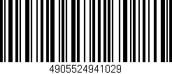 Código de barras (EAN, GTIN, SKU, ISBN): '4905524941029'