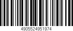 Código de barras (EAN, GTIN, SKU, ISBN): '4905524951974'