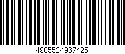 Código de barras (EAN, GTIN, SKU, ISBN): '4905524967425'