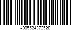 Código de barras (EAN, GTIN, SKU, ISBN): '4905524972528'