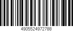 Código de barras (EAN, GTIN, SKU, ISBN): '4905524972788'