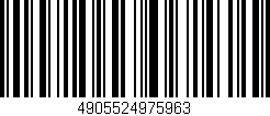 Código de barras (EAN, GTIN, SKU, ISBN): '4905524975963'