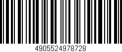 Código de barras (EAN, GTIN, SKU, ISBN): '4905524978728'