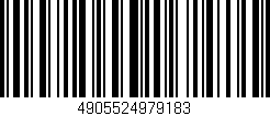 Código de barras (EAN, GTIN, SKU, ISBN): '4905524979183'