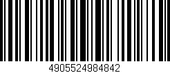 Código de barras (EAN, GTIN, SKU, ISBN): '4905524984842'