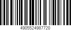 Código de barras (EAN, GTIN, SKU, ISBN): '4905524987720'