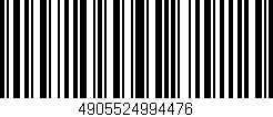 Código de barras (EAN, GTIN, SKU, ISBN): '4905524994476'